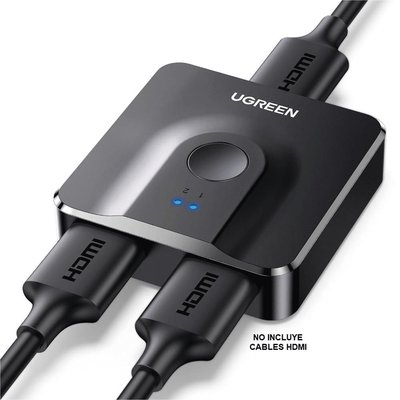 Switch/Divisor HDMI 4K 60Hz (Splitter)  | Bidireccional (2 Entradas 1 Salida/1 Entrada 2 Salidas | Switch Conmutable | Led Indicador | 3D | HDR | Dolby Atmos | Potente Chip IC | Diseño Compacto | No Requiere Energía - Image 2