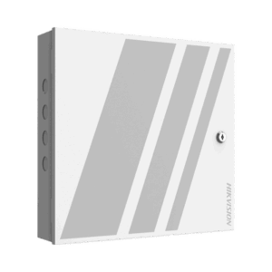 Controlador de Acceso 2 Puertas Administrable en la Nube con Hik-Connect Teams / Interfaz Web / 4 Lectores de Huella o Tarjeta / 100,000 Tarjetas / 10,000 Huellas / Incluye Gabinete y Fuente de Alimentación 12 Vcd 8 A / Soporta Batería de Re