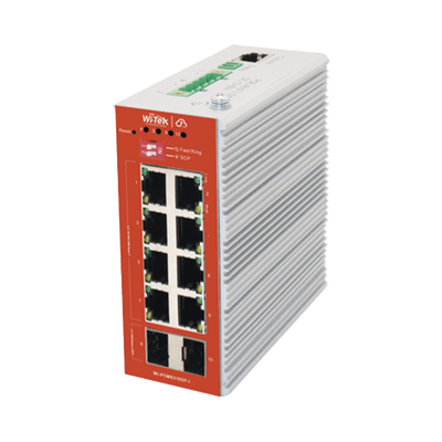 Switch L2+ PoE Industrial / Administración Cloud-Web-CLI / 8 Puertos PoE af/at 100/1000 Mbps / 2 Puertos SFP Gigabit / Presupuesto PoE 120 W / Protocolo ERSP (redundancia enlaces) - Image 2