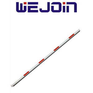 WEJOIN WJSSBM3 - Brazo Recto Octagonal de 3 metros / Franjas Reflejantes / Con Caucho Inferior / Sistema de Brazo Oscilante