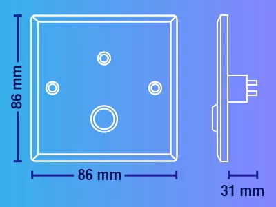 YLI YKS850LS - Botón Liberador de Llave, Indicador LED, Acero Inoxidable, Resistente a la Intemperie, Función NC/NO - Image 6