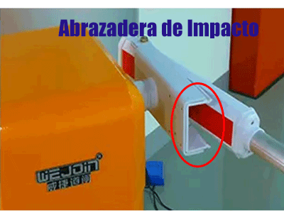 WEJOIN BASE2 - Abrazadera de Impacto para Sistema Abatible de Barreras Wejoin, Compatible con Brazo de 3 Metros 77302 - Image 6