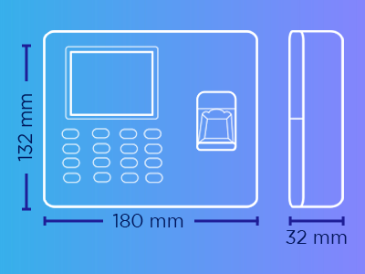ZKTECO LX50 - Control de Asistencia con Huella Digital BioID (500), Contraseñas (500), Registro de 50,000 Eventos y SSR (Reporte en Hoja de Cálculo Mediante USB) - Image 4
