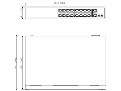 DAHUA SF1018LP - Switch PoE de 18 Puertos/ 135 Watts Totales/ 16 Puertos PoE 10/100/ 2 Puertos Uplink 10/100/1000/ Switching 7.2 Gbps/ Compatible con Standares:IEEE802.3af; IEEE802.3at; Hi-PoE/ PoE Hasta 250 Metros/ #LoNuevo - Image 3