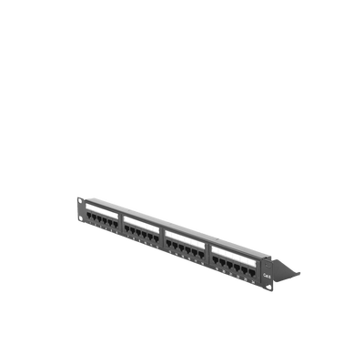 Panel de parcheo de impacto (110) UTP de 24 puertos Cat6, 19in, con barra para organizar cable - Image 2