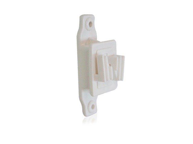 AISLADOR DE PASO PARA POSTE  DE 1/2 O 3/4 COLOR BLANCO PARA CERCAS ELECTRIFICADAS. ALT-AIS2 VENTA POR PIEZA