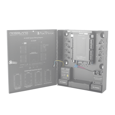 Controlador de acceso para 4 lectoras / Expandible a 56 Lectoras / Compatible con Sistema de Elevadores / 100,000 Usuarios