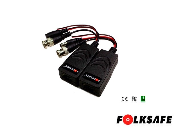 TRANSCEPTOR HD FOLKSAFE, TRANSMISOR/RECEPTOR DE VIDEO, DATOS(PTZ) Y VOLTAJE(12V/24V, DC/AC), COMPATIBLE CON TODAS LAS MARCAS DE CÁMARAS CON FORMATO HD-TVI, HD-CVI, AHD ANÁLOGA, DISTANCIA MÁXIMA DE CABLEADO PARA VIDEO AHD 1.3MP 330MTS, DISTANCIA MÁXIMA DE CABLEADO PARA  VOLTAJE DE ALIMENTACIÓN A CÁMARA AHD 1MP/1.3MP CON FUENTE DE 12VDC 1AMP ES DE 30MTS, FUENTE 15VDC 1AMP  45MTS, FUENTE DE 18VDC 1AMP 80MTS, FUENTE DE 24VDC 1AMP 135MTS, DISTANCIA MÁXIMA DE CABLEADO PARA DATOS(PTZ) DE 300MTS, CUENTA CON PROTECCIÓN DE DESCARGAS DE 2KV EN ENTRADA/SALIDA DE VIDEO