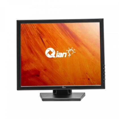 Monitor  - QIAN MONITOR TOUCH 17 PULGADAS TIAGO - 1280X1024P, FREC60HZ, CONECTIVIDAD VGA, HDMI Y USB, 5MS, 5 PUNTOS, INCLINACION 90 GRADOS MOD. QPM-17-01