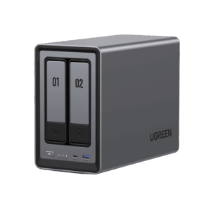 NASync DXP2800 | SO UGOS Pro |  Intel N100 12th Gen Intel® 4 Core™ | 2 Bahías SATA hasta 48TB | 2-Bahias (M.2 NVMe) hasta 16TB | 8GB DDR5 (Exp. a 16GB) | Ethernet 2.5G  | HDMI 4K | 2* USB2.0 | 1*USB 3.2Gen | 1* USB 3.2Gen2 | 1*USB-C 3.2Ge