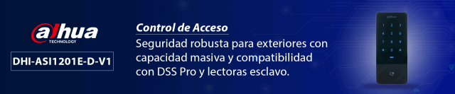 DAHUA DHI-ASI1201E-D-V1 Control de Acceso Independiente con teclado touch y tarjetas ID / 30,000 Usuarios / 60,000 Registros / TCP / IP / Soporta lectora esclavo Wiegand y RS-485 / Uso Exterior IP66/ Salida de voltaje 12v 1A / DSS Pro - Image 2