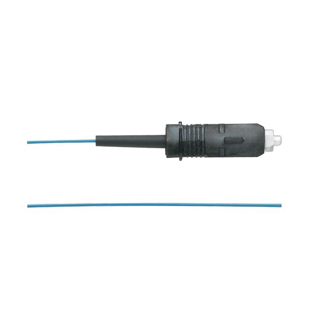 Pigtail de Fibra Óptica SC Simplex, Multimodo OM4 50/125, 900um, Color Aqua, 1 Metro