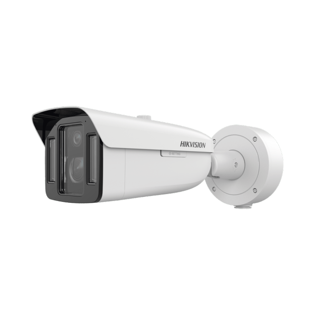 [TandemVu] Bala IP Dual 4 Megapixel (2 Lentes) / Lente Fijo (4 mm / ColorVu) y Lente Mot. (5 a 20 mm / DarkFighter X) / Luz Dual (IR y Luz Blanca) / IP67 / IK10 / Reconocimiento Facial / ACUSENSE / WDR 140 dB / DeepinView / Búsqueda por Atributos