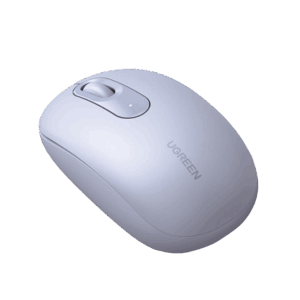 Mouse Inalámbrico 2.4G 800/1200/1600/2400 DPI | Función de 3 botones | Alcance 10m | Silencioso |  Ergonómico | Anti-caída y Anti-interferencias | Batería Alcalina AA incluida  | Color Dusty Blue.