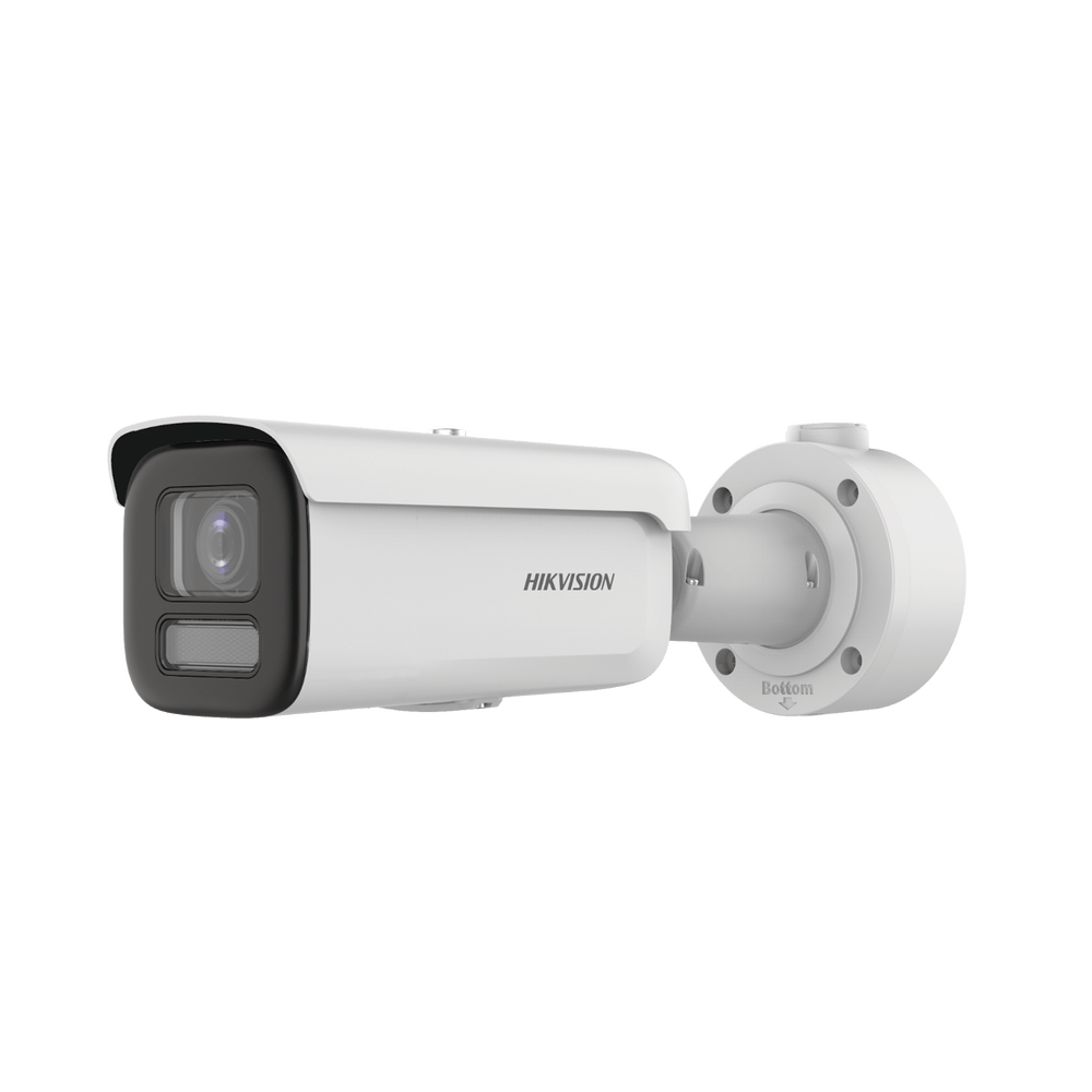 Bala IP 4 Megapixel / Imagen a Color 24/7 / Lente 2.8 - 12 mm / Luz Blanca 60m / WDR 130dB / Exterior IP67 / IK10 / Captura Facial / Videoanaliticos / AcuSense