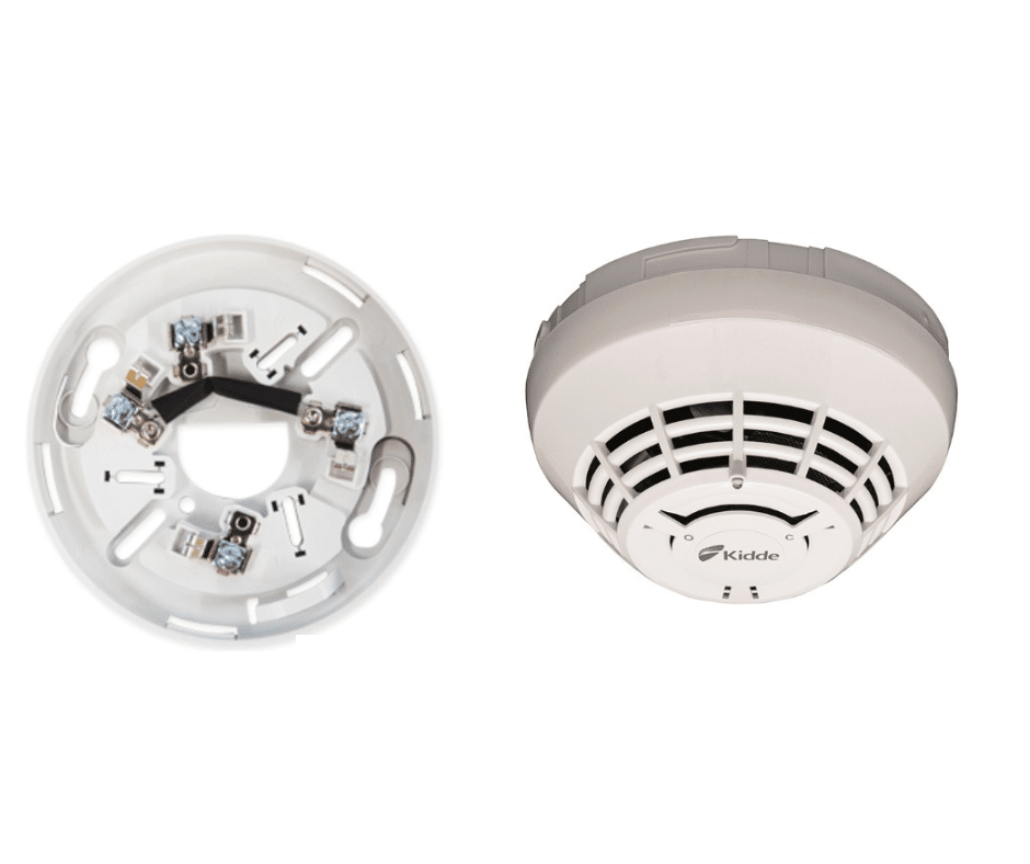 DETECTOR DIRECCIONABLE KIDDE KI-OSD DE HUMO ÓPTICO MULTICRITERIO, LISTADO UL / ULC / INCLUYE BASE ESTANDAR KI-SB