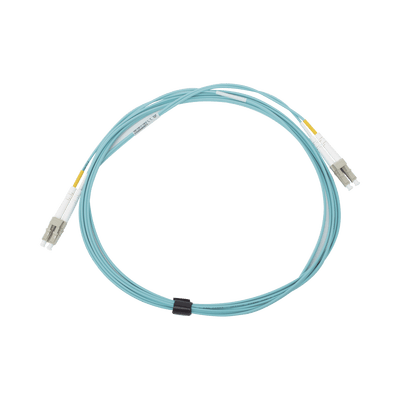 Jumper de Fibra Óptica Multimodo 50/125 XGLO OM3, LC-LC Duplex, OFNR, Color Aqua, 3 Metros - Image 4