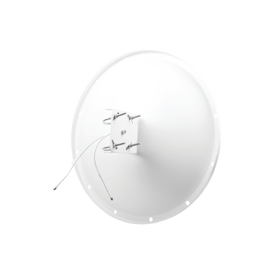 Antena Direccional con Frecuencia Extendida / 4.8 - 6.5 GHz / 28 dBi /  Jumper incluido con conector  SMA-Macho Inverso / Polaridad en 90º y 45º / Montaje incluido para torre o mástil - Image 3