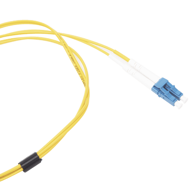 Jumper de Fibra Óptica Monomodo (OS2), XGLO, Riser, LC/UPC-LC/UPC Duplex, OFNR, Color Amarillo, 1 Metro - Image 3