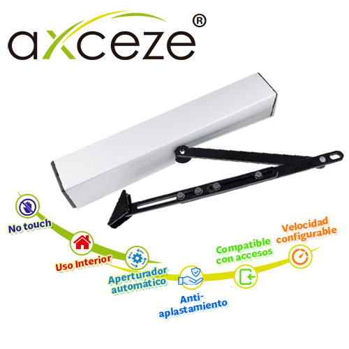 BARRA DE EMPUJE APERTURADOR DE PUERTA BATIENTE AXCEZE MODELO AX-PUSHBAR IDEAL PARA PUERTAS DE METAL O MADERA CON MARCO CON APERTURA HACIA AFUERA