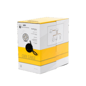 Bobina de cable de 305 m (1000 ft) Cat5e, Aleación de Cobre y Aluminio (CCA), color Negro, Uso Interior.