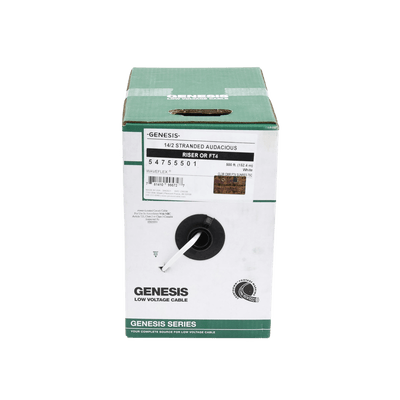 Bobina de 152 Metros / Cable AUDACIOUS / Premium 2 x 14 AWG / Riser / Libre de Oxigeno / Aplicaciones de Audio Profesional - Image 4