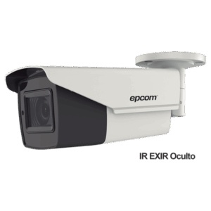 Bullet TURBOHD 4K (8Megapixeles) / Lente Mot. 2.7 a 13.5 mm / Potente IR EXIR de 80 mts / Exterior IP67 / 12 Vcc - 24 VCA / dWDR