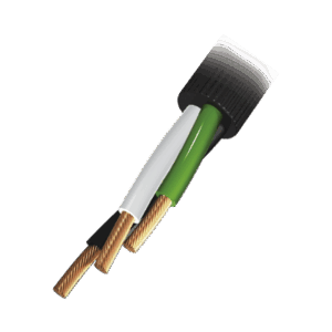 Cable Eléctrico de Uso Rudo 3 Hilos Calibre 12 AWG, Hasta 600 V. Rollo de 100 m.