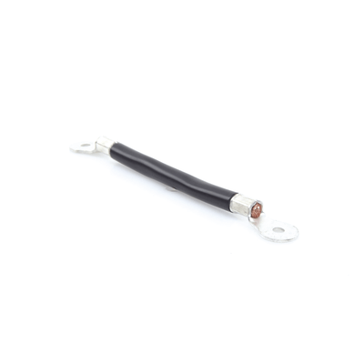Cable para Baterías, 0.2m, Negro, Calibre 2 AWG con Terminales de Ojo en Ambos Extremos - Image 2