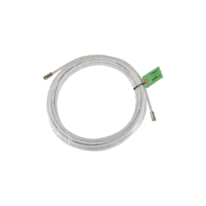 Jumper Coaxial con Cable Tipo RG-6 en Color Blanco de 9.14 Metros de Longitud y Conectores F Macho en Ambos Extremos. 75 Ohm de Impedancia.