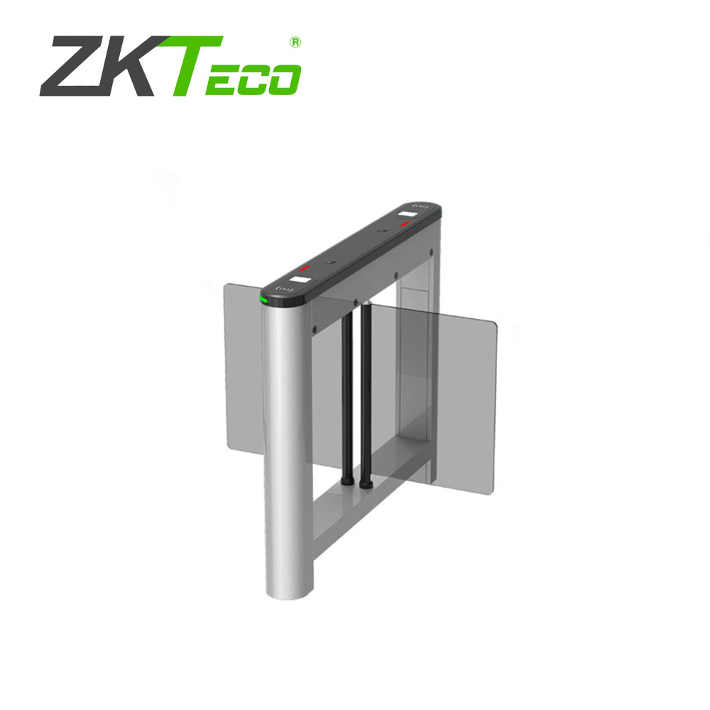 TORNIQUETE CENTRAL DE ALETAS ABATIBLES ZKTECO MODELO S1200 SE COMBINA CON EL MODELO S1000 PARA CREAR VARIOS CARRILES CONSECUTIVOS COMPATIBLE CON LECTORES DE TRAJETAS DE PROXIMIDAD DE 125KHZ ESPACIO PARA COLOCAR DISPOSITIVOS FACIALES, ELEGANTE DISEÑO DE ILUMINIACION LED QUE INDICA EL SENTIDO DEL CRUCE FABRICADO PARA SOPORTAR 3 MILLONES DE CICLOS DE VIDA UTIL