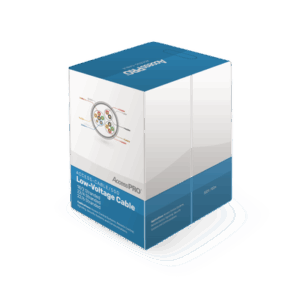 Bobina de 152 metros de cable compuesto de, 6 y 4 conductores calibre 22 y 2 Conductores calibre 18, para aplicaciones de control de acceso