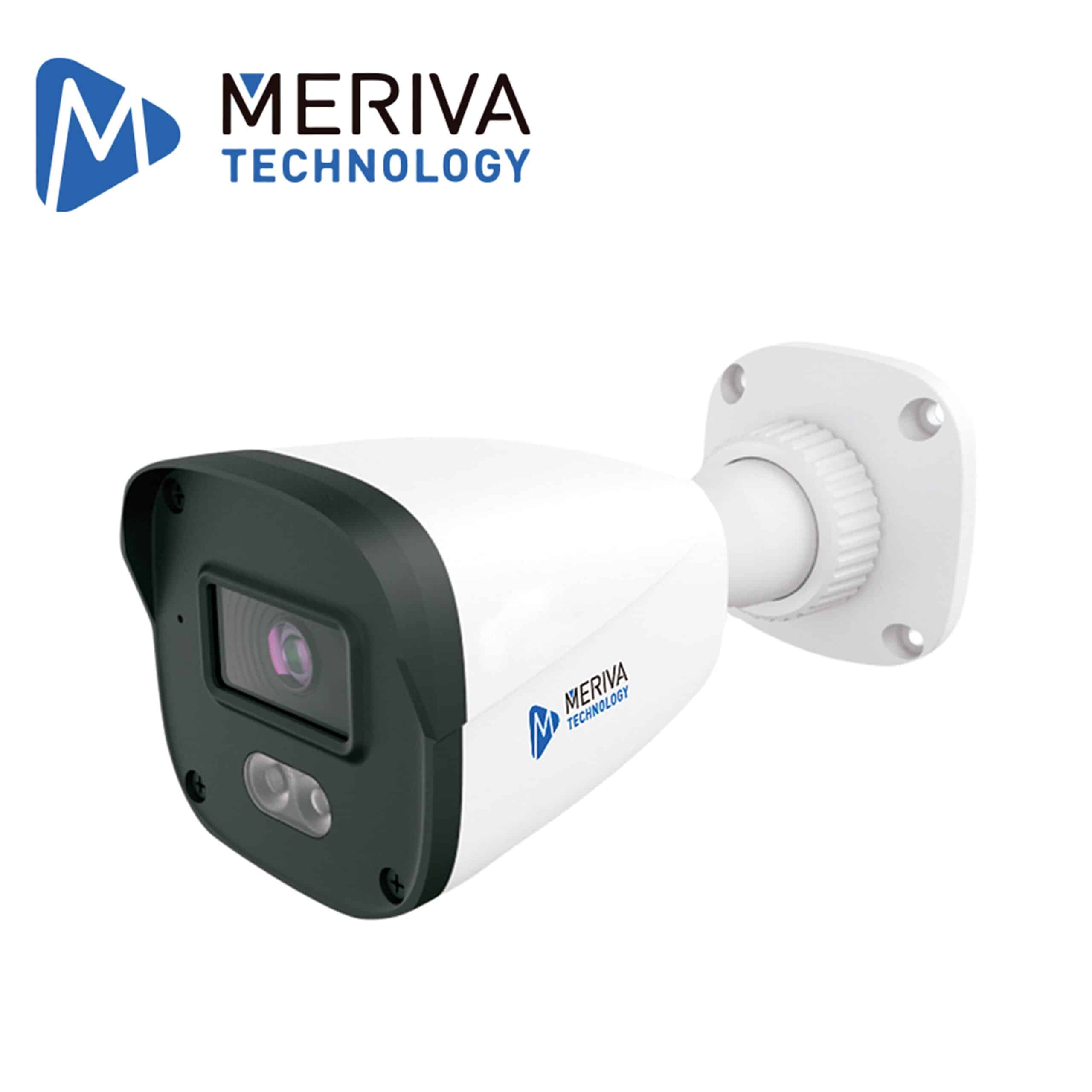 CAMARA IP BULLET MERIVA TECHNOLOGY MOB-404D / 4 MP / H.265+ / 2.8MM / ILUMINACION DUAL (20 - 30 M IR /  10 - 20 M LUZ BLANCA) / IP67 / METAL-PLASTICA/ SOLO POE / MICROFONO INTEGRADO / MIA 2.0 / ONVIF / VIDEO ESTRUCTURADO INTRUSION - CRUCE DE LINEA