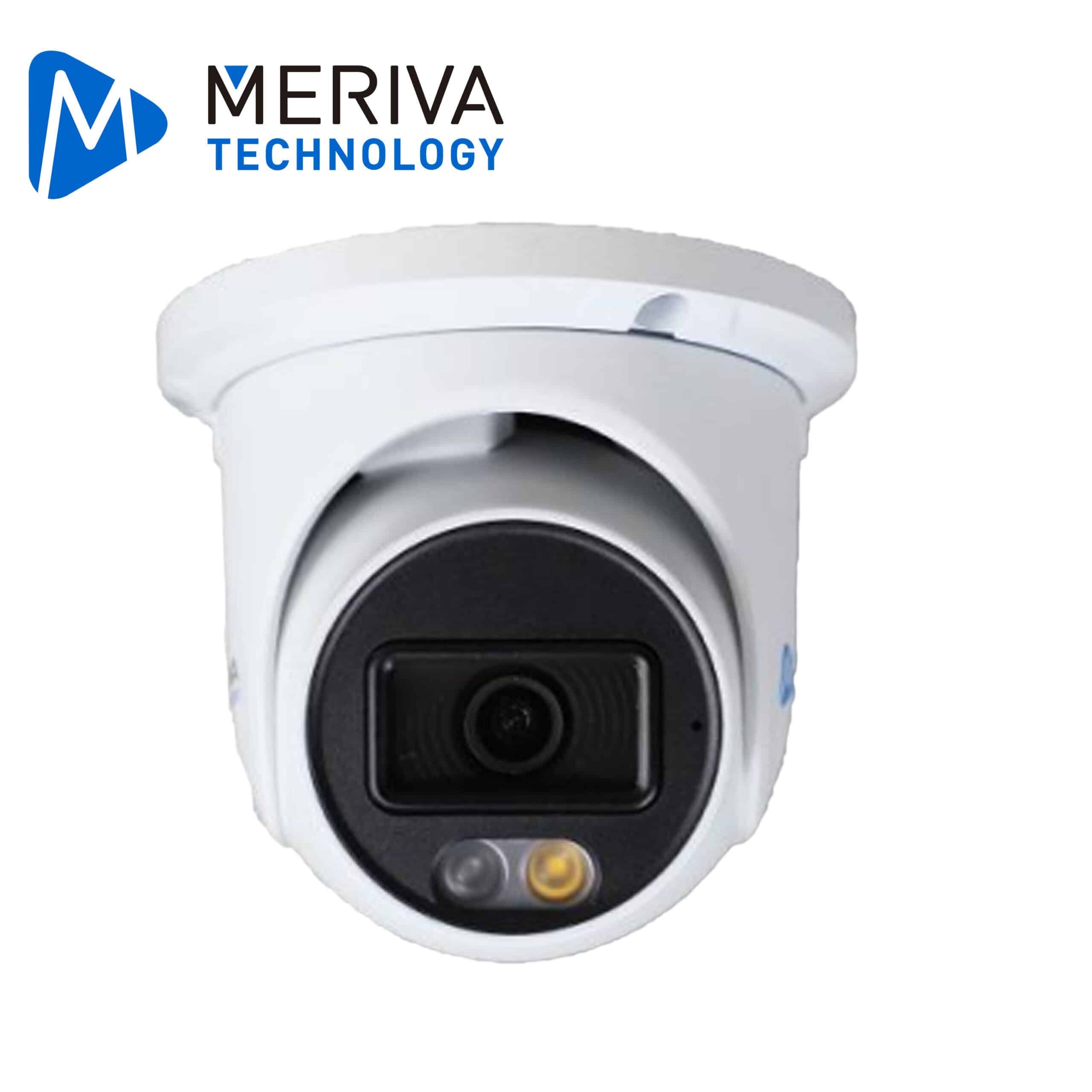 CAMARA IP TURRET MERIVA TECHNOLOGY MTD-808D / 8MP / H.265+ / 2.8MM / ILUMINACION DUAL (20-30M IR / LUZ CALIDA) / IP67 / METALICA / 12 VCD / POE / SOPORTA MICRO SD HASTA 256 GB (NO INCLUIDA) / 1 ENTRADA DE AUDIO / MICROFONO INTEGRADO / MIA 2.0 / ONVIF / DETECCIÓN DE PERSONA-VEHICULO-MOTOCICLETA