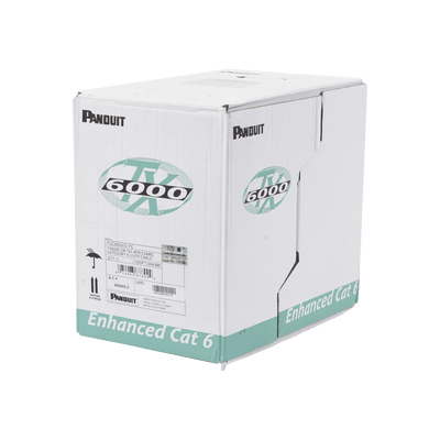 Bobina de Cable UTP 305 m. de Cobre, TX6000™ PanNet, Reelex, Gris Internacional, Categoría 6 Mejorado (23 AWG), PVC (CM), de 4 pares - Image 3