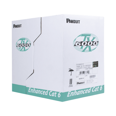 Bobina de Cable UTP 305 m. de Cobre, TX6000™ PanNet, Reelex, Gris Internacional, Categoría 6 Mejorado (23 AWG), PVC (CM), de 4 pares - Image 2