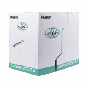 Bobina de Cable UTP 305 m. de Cobre, TX6000™ PanNet, Reelex, Azul, Categoría 6 Mejorado (23 AWG), PVC (CMR, Riser), de 4 pares