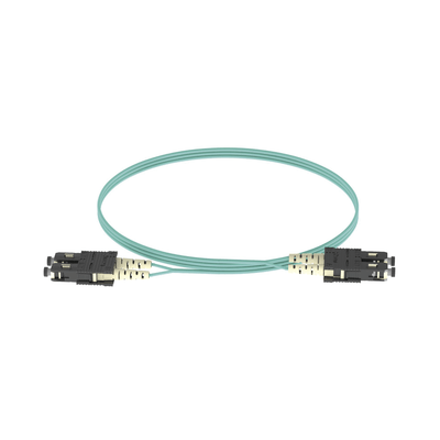 Jumper de Fibra Optica Multimodo 50/125 OM3, SC-SC Duplex, OFNR (Riser), Color Aqua, 2 Metros - Image 2
