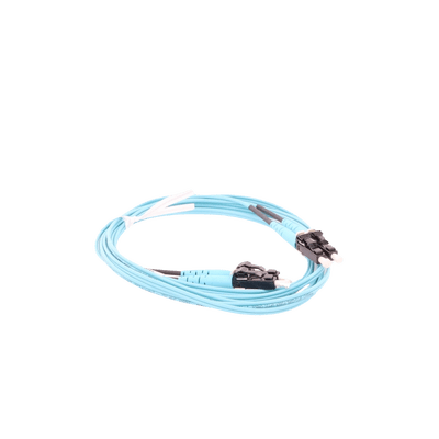 Jumper de Fibra Optica Multimodo 50/125 OM3, LC-LC Duplex, OFNR (Riser), Color Aqua, 2 Metros - Image 5
