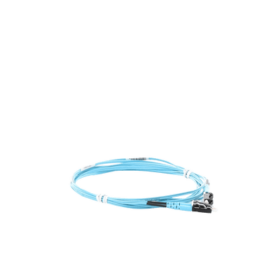 Jumper de Fibra Optica Multimodo 50/125 OM3, LC-LC Duplex, OFNR (Riser), Color Aqua, 3 Metros - Image 6