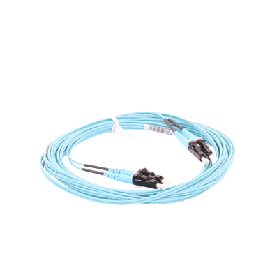 Jumper de Fibra Optica Multimodo 50/125 OM3, LC-LC Duplex, OFNR (Riser), Color Aqua, 5 Metros - Image 6
