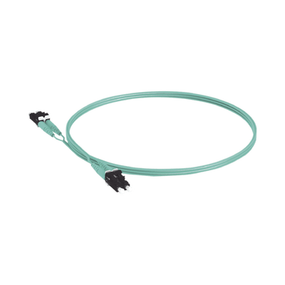 Jumper de Fibra Optica Multimodo 50/125 OM3, LC-LC Duplex, OFNR (Riser), Color Aqua, 5 Metros - Image 3
