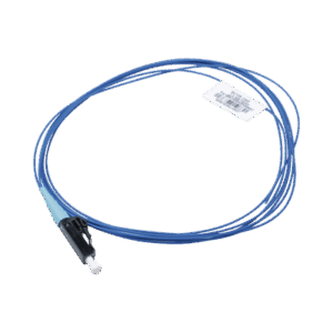 Pigtail de Fibra Óptica LC Simplex, Multimodo OM3 50/125, 900um, Color Aqua, 1 Metro