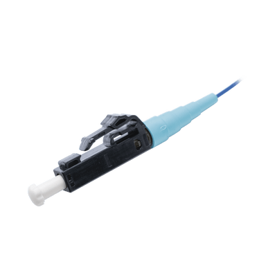 Pigtail de Fibra Óptica LC Simplex, Multimodo OM3 50/125, 900um, Color Aqua, 3 Metros - Image 2