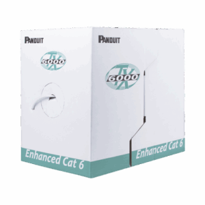 Bobina de Cable UTP 305 m. de Cobre, TX6000™ PanNet, Reelex, Gris, Categoría 6 Mejorado (23 AWG), PVC (CMR, Riser), de 4 pares