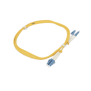 Jumper de Fibra Óptica Duplex, Monomodo, con Conectores LC/UPC-LC/UPC, 2 metros