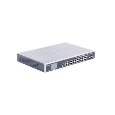 Switch Administrable Capa 3, 24 Puertos Gigabit 802.3bt, Hasta 600 W, 4 Puertos 10 G SFP+, Con Pantalla Táctil para Configuración Básica - Image 6