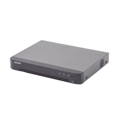 DVR 8 Canales TurboHD + 4 Canales IP / 5 Megapixel- 3K Lite / Acusense / Audio por Coaxitron / 1 Bahía de Disco Duro / Audio por Coaxitron / Evita Falsas Alarmas / Salida de Video en Full HD