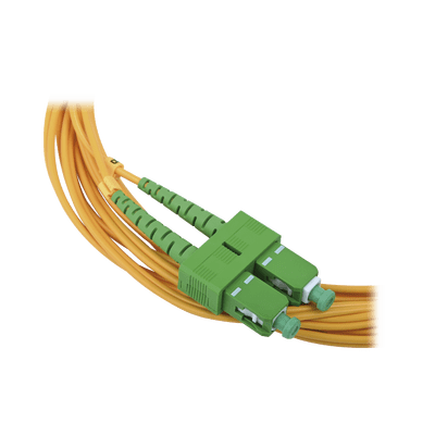 Jumper de Fibra Óptica Monomodo 9/125 LC/UPC-SC/APC, PVC, 2.0 mm, Dúplex, amarillo, 3 metros - Image 2