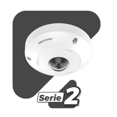 Fisheye IP 4 Megapixel / Panorámica 180° - 360° / Exterior IP67 / IK10 / PoE / Múltiples Vistas por iVMS-4200 - Image 2